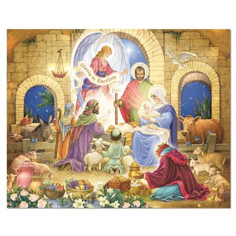 Glorious Nativity 1000 Pc Puzzle Ewtn Religious Catalogue