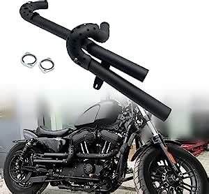 WOBBLO Tuyau D échappement Moto pour Harley Sportster XL883 XL1200 72