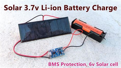 Make A Solar V Li Ion Battery Charger How To Charger Li Ion