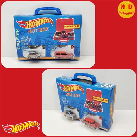 Hot Wheels Paket Carry Case Koper Kotak Box Original Mattel Hotwheels Shopee Indonesia