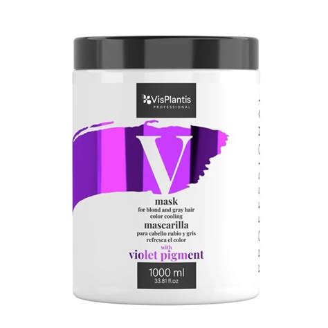 Vis Plantis Professional Mask For Blonde And Gray Hair Cooling Color