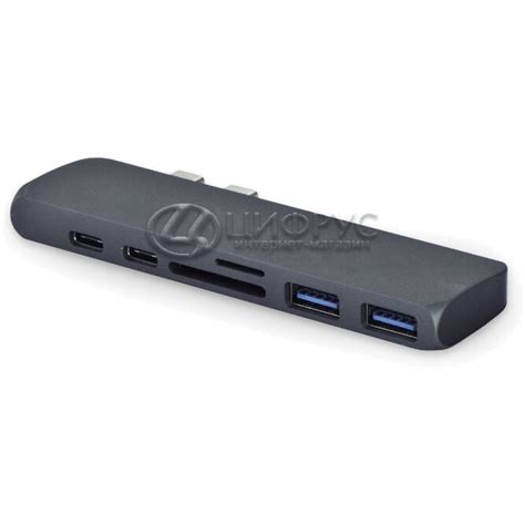 Купить HUB 7 ports Gurdini для Macbook USB-C to HDMI/USB/Card reader ...