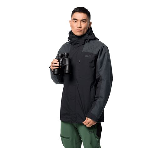 Jack Wolfskin Winterjacke Viking Sky 3in1 schwarz Herren online bestellen