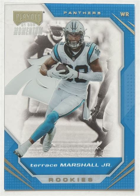 2021 Panini Chronicles Playoff Momentum SSD Terrace Marshall Jr Rookie