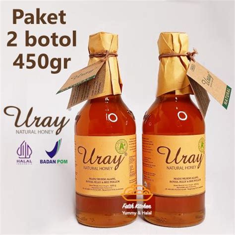 Madu Uray Gr Paket Botol Natural Raw Honey Madu Mentah Lebah