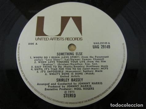 Shirley Bassey Something Else Lp Ua 1971 Comprar Discos Lp Vinilos De Música Funk Soul