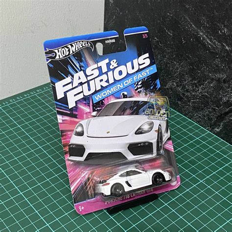 Jual HOT WHEELS FAST FURIOUS WOMEN OF FAST PORSCHE 718 CAYMAN GT4 Shopee Indonesia
