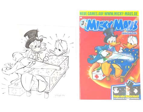 Micky Maus Gc Mm Signed Original Inked Donald Duck Catawiki