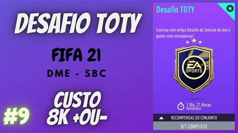 Fifa Dme Sbc Desafio Toty Youtube