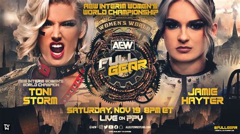 Aew Full Gear How To Watch Match Card Off