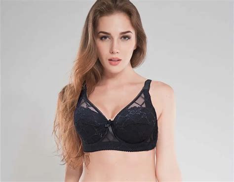 Sexy Bras For Women Full Lace Cotton Padded Intimates Lingerie Large Chest 48d 48c 38d 46d 46c