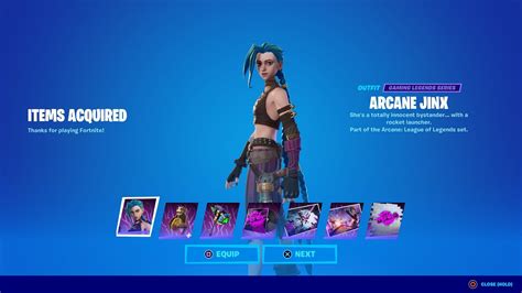 How To Get Arcane Jinx Skin In Fortnite Youtube