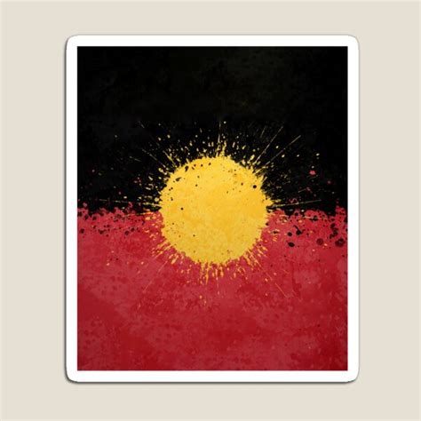 "Abstract Australian Aboriginal Flag Art, Australian Aboriginal Flag For Aboriginal People ...