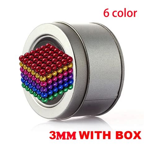 DIY Magnetic 216pcs Magnetic Magic Cube Toys Mini Magnet Balls Puzzle ...