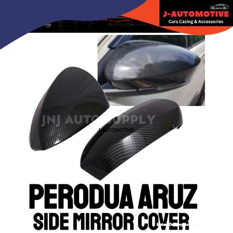 Perodua Aruz Toyota Rush Perodua Ativa Side Mirror Cover Carbon