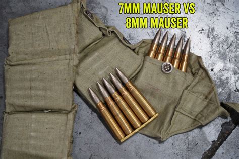 7mm Mauser Vs 8mm Mauser True Shot Ammo