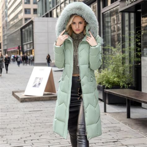 Women’s Long Puffer Coat - Warm and Style. This... - Depop