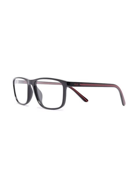 Polo Ralph Lauren Square Frame Eyeglasses Black Farfetch