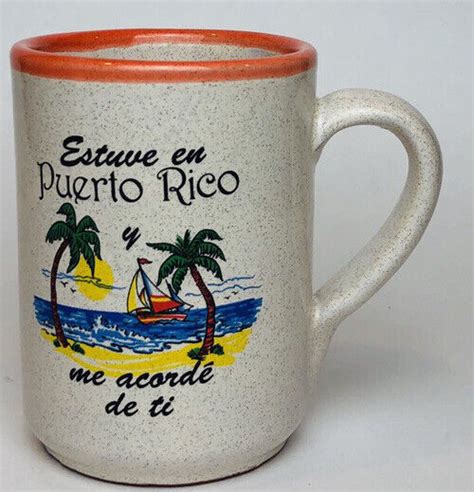 Puerto Rico Coffee Mug Cup Collectible Great Condition Ebay