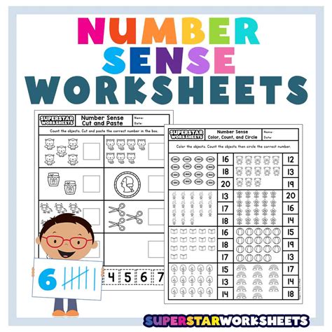 Kindergarten Number Sense Worksheets Numbers 0 10