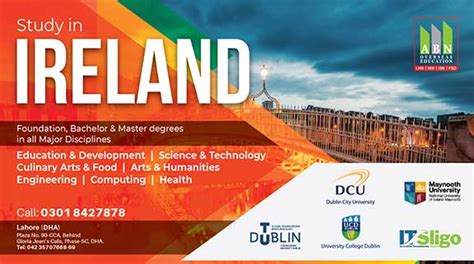 Abn Overseas Education Study In Ireland