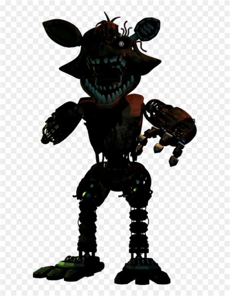 Five Nights At Freddy's - Fnaf Phantom Foxy, HD Png Download - 600x1001(#5959031) - PngFind