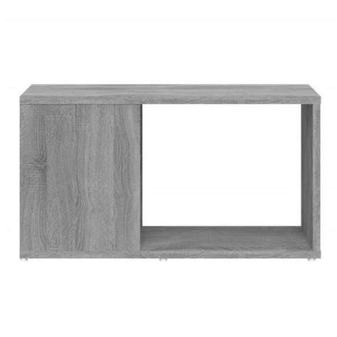 HUA Têtes et pieds de litMeuble TV Sonoma gris 60x24x32 cm Bois d