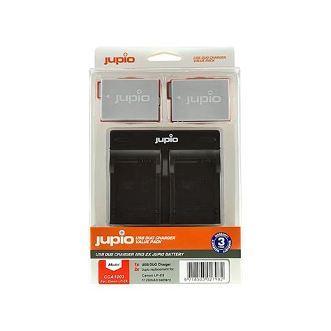 Jupio Value Pack X Battery For Canon Lp E Usb Duo Charger Geewiz