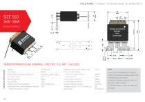 Kw Kw Planar Transformers Size Standexmeder Electronics Gmbh