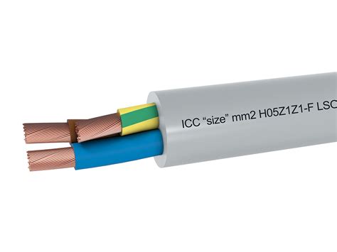 Cable H05Z1Z1 F Multicore Round Shape Flexible In Bare Copper Tin