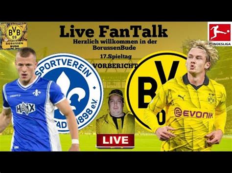 VORBERICHT Zum Spiel SV Darmstadt 98 Borussia Dortmund 17 Spieltag