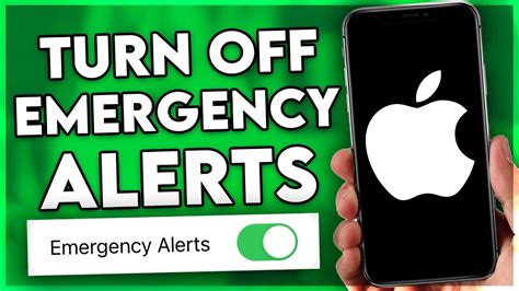 How To Turn Off Emergency Alerts On Iphone 2024 Youtube