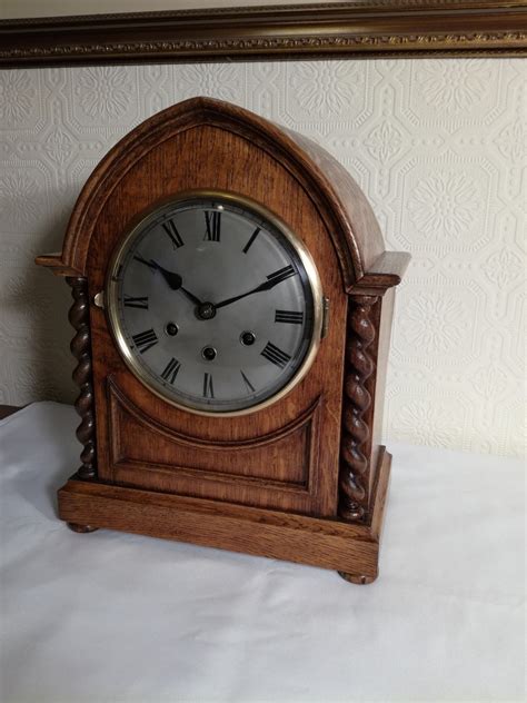 Gustav Becker Westminster Chime Bracket Mantel Clock