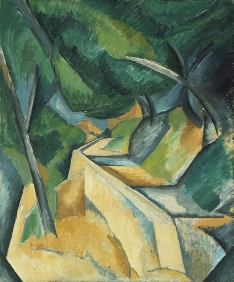 Road Near Lestaque 1908 By Georges Braque