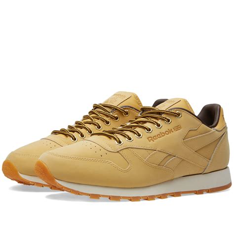 Reebok Classic Leather Wheat Wheat And Dark Brown