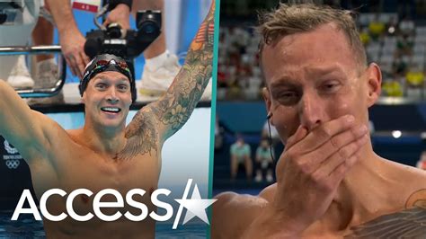 Caeleb Dressel Cries After Winning Gold At Tokyo Olympics Access