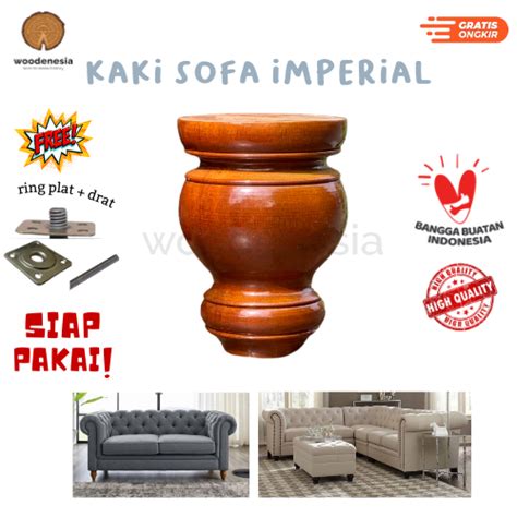 Jual WOODENESIA Kaki Springbed Kursi Sofa Divan Kayu Shopee Indonesia