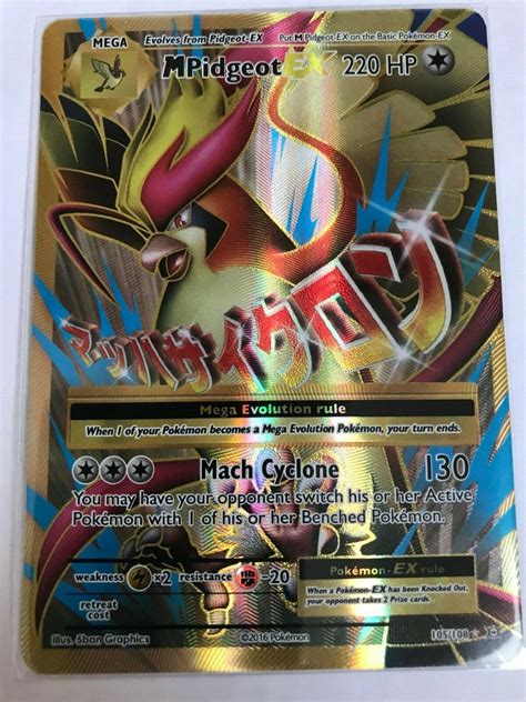 Pokemon Mega Pidgeot Card