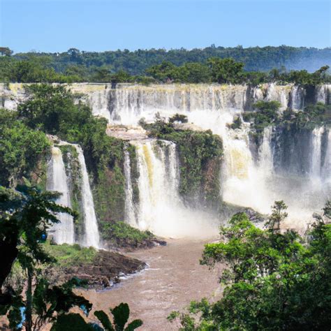 Las Cataratas De Iguaz En La Frontera De Argentina Y Brasil Tienen El