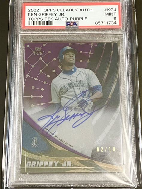 Yahoo オークション 2022 Topps Clearly Authentic Ken Griffey Jr