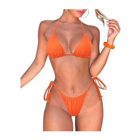 Women String Bikini Set Tie Side Thong Sexy Swimsuits Pieces Sexy