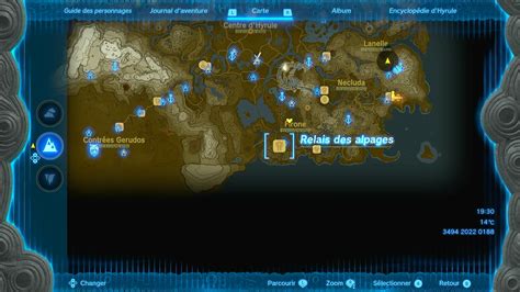 Zelda TOTK Relais des alpages où le trouver dans Tears of the Kingdom