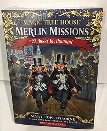 Magic Tree House Merlin Missions 5 Book Set 22 Hurry UP Houdini 23