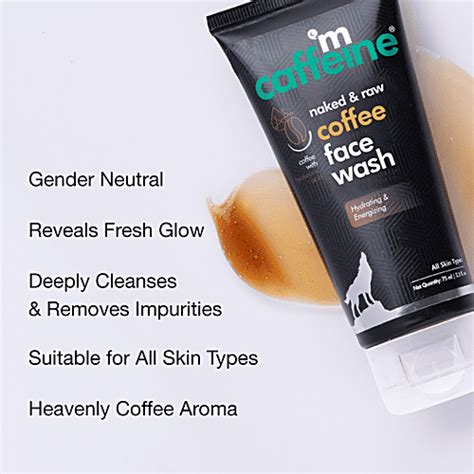 Buy MCaffeine Naked Raw Espresso Coffee Face Wash With Hyaluronic Acid Hydrates Skin Online