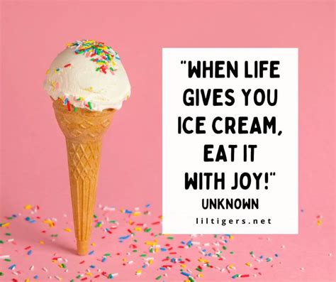 100 Best Ice Cream Quotes For Kids Lil Tigers