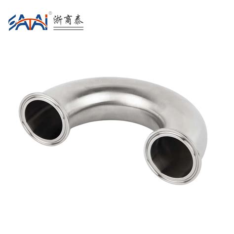 Custom DIN Standards Stainless Steel Pipe Fittings Sanitary 180 Degree