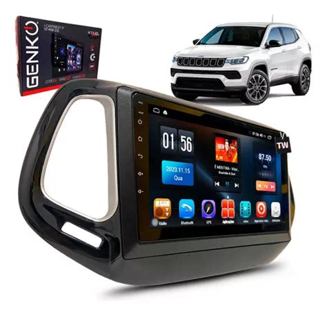 Central Multimídia Jeep Compass 2017 2018 2019 2020 2021 Gps Cor Jeep