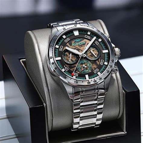 Ailang New Fashion Mechanical Watch For Men Stainless Steel Strap