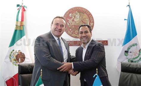 Recibe ERA a embajador de Guatemala en México