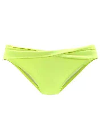 Lime Spain Wrap Waistband Bikini Briefs By S Oliver Red Label